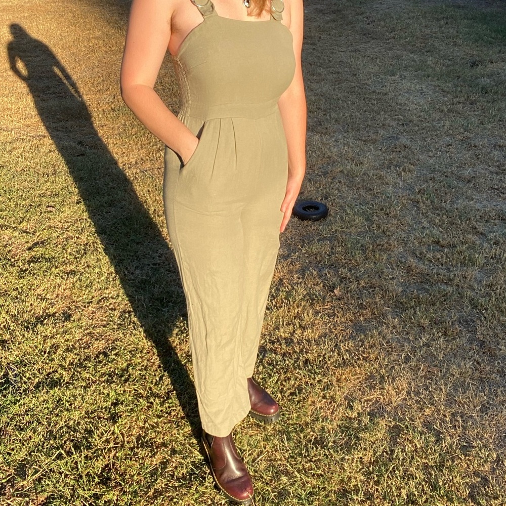 Olive Green Jumpsuit
